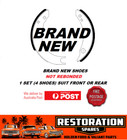 <!--F#f_0-->HOLDEN FJ LATE NEW REAR BRAKE SHOE SET STANDARD DIAMETER DRUM 228.6mm READ!!!!!<!--F/-->