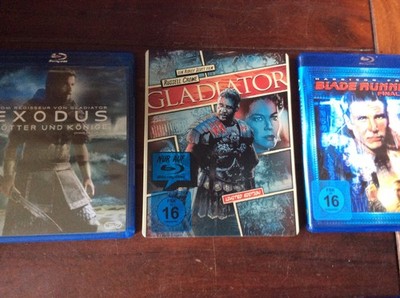 Ridley Scott [3 BLU RAY] Blade Runner (Final Cut) + Gladiator Steelbook + Exodus