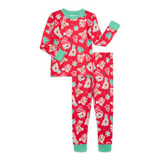 Rudolph The Red Nosed Reindeer Toddler Boys Girls Christmas Pajama Set NWT 3T