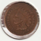 US Rare Old West 1882 Indian Head Penny Coin American Collection Shield Cent USA