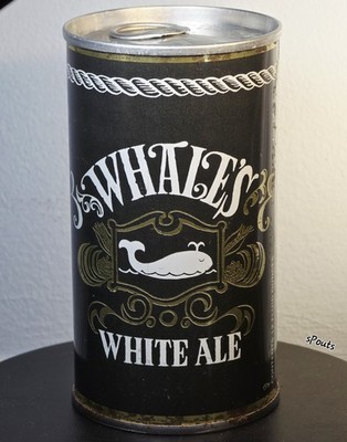 1970 GREAT WHALE'S WHITE ALE BALTIMORE, MARYLAND BEER CAN NATIONAL BREWING CO MD