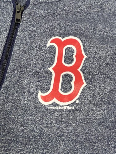 New Era Boston Red Sox Logo MLB Full Zip Up Sweatshirt Men's Size XL - Picture 2 of 7