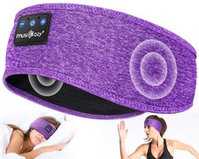 MUSICOZY Sleep Headphones Bluetooth 5.4 Headband, Wireless One Size, Amethyst
