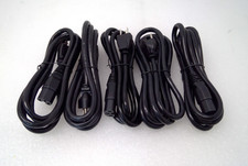 Lot of 5 Longwell 16AWG 13A Heavy Duty Power Cord NEMA 5-15P to IEC C13 LS-15