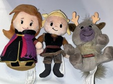 Set of 3 Disney Frozen 2 - 6" Mini Plush - Anna Kristoff Sven