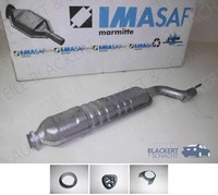 Imasaf MSD Auspuff Mitteltopf für Mercedes C-Klasse C 200 + 220 (202) 1/95-7/96
