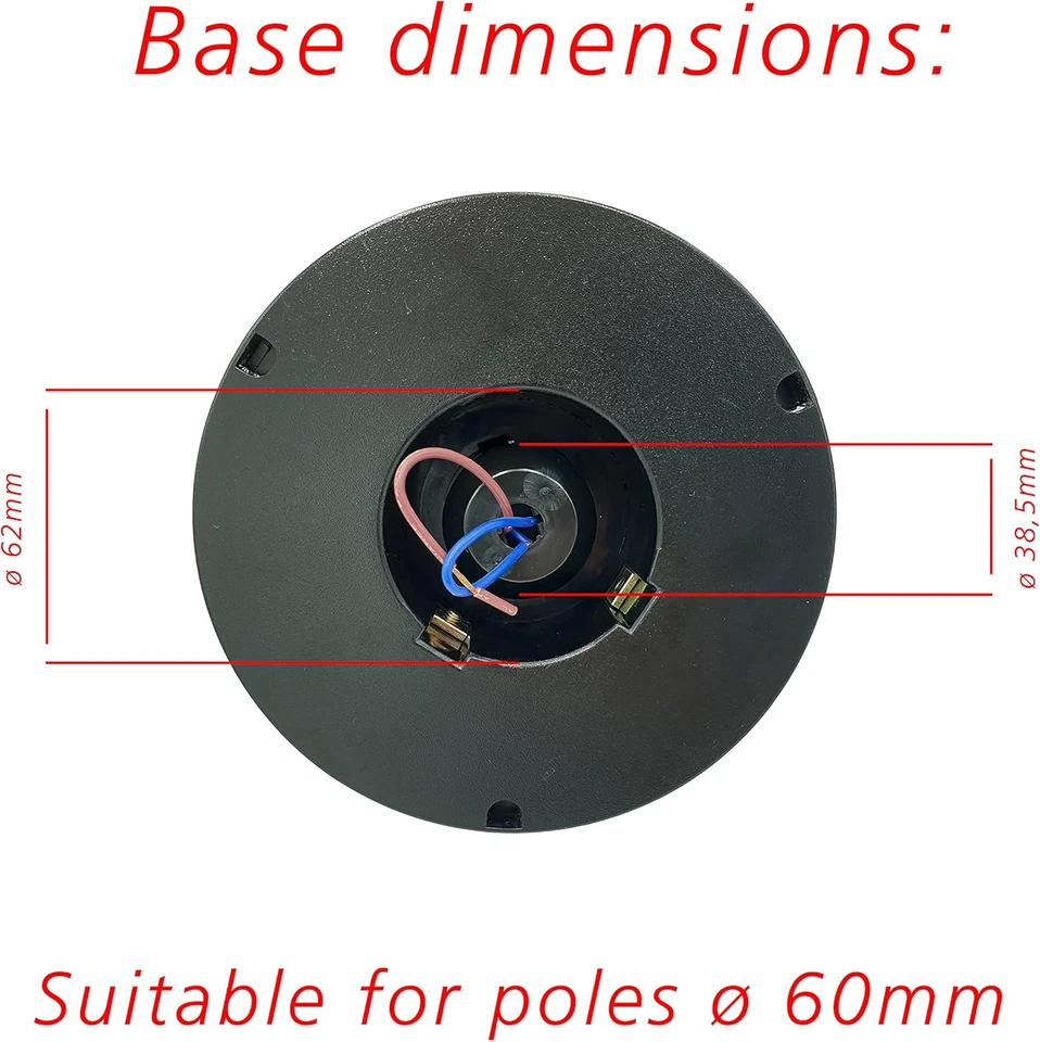 APOLUX – Lampada Sferica Da Esterno, Diametro 300Mm, Attacco E27, Trasparente | - Immagine 4 di 4