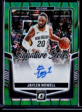 2024-25 Donruss Optic #SS-NOW Jaylen Nowell Signature Series Seimsic /35 G3