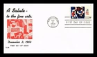Dr Jim Stamps Kjm Cachet 1964 To The Fine Arts First Day Cover