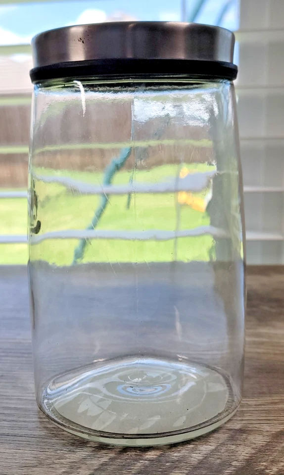 Teavana Perfect Tea Rock Sugar 48 oz Glass Canister Jar w/ Stainless Steel Lid - Image 4 of 4