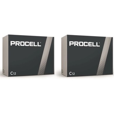 Lot of 24 Duracell Procell C Batteries FRESH EXP 03/2035