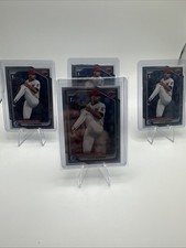 2024 Bowman 1st Chase Burns Refractor And (3) Base Rookie Reds #2 Pick