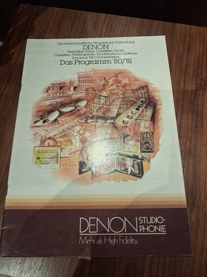 Denon Katalog/Prospekt 80/81, PMA, POA, DP, DL
