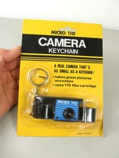 Vintage Micro 110 Camera Keychain ~Unused~ Real Pictures Taiwan #1 of 2 Listed