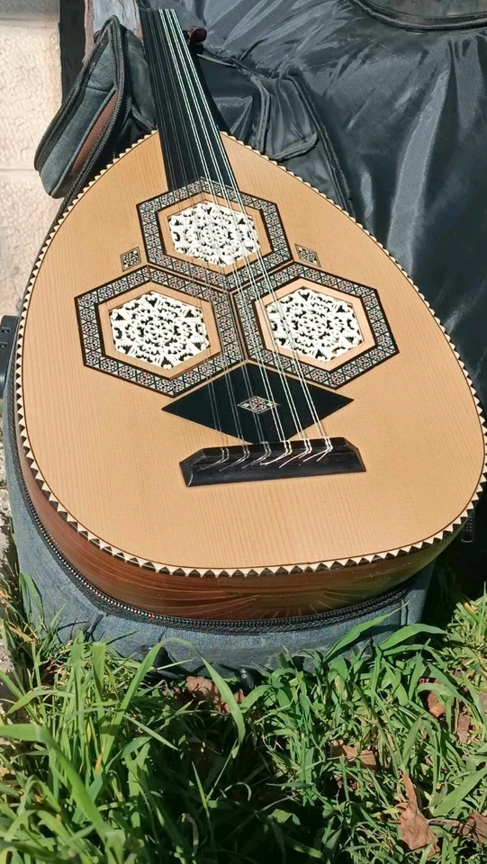 Oud sirio profesional en venta - Hecho a mano por el maestro Luthier Alaa Khalifa Foto 3 de 4