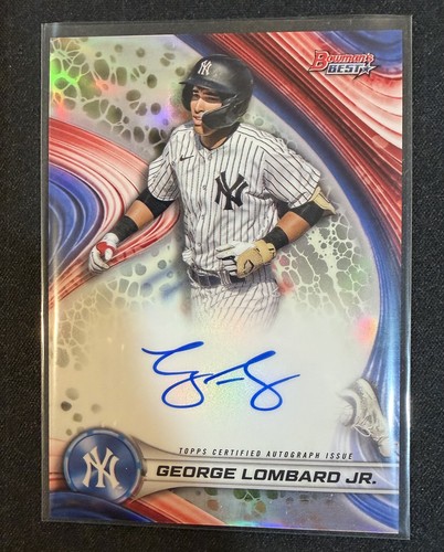 George Lombard Jr. #B24-GL — 2024 Bowman's Best of 2024 Autograph baseball card