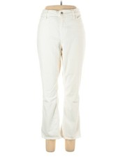 Pilcro by Anthropologie Women Ivory Jeans 32W
