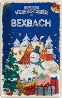 Blechschild 30X20 Cm WeihnachtsgrüßE Aus Bexbach Weihnachten Deko Geschenk Metal