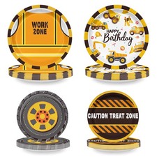 Construction Birthday Decorations Truck Theme Plates Party Supplies Boy 60 PCS