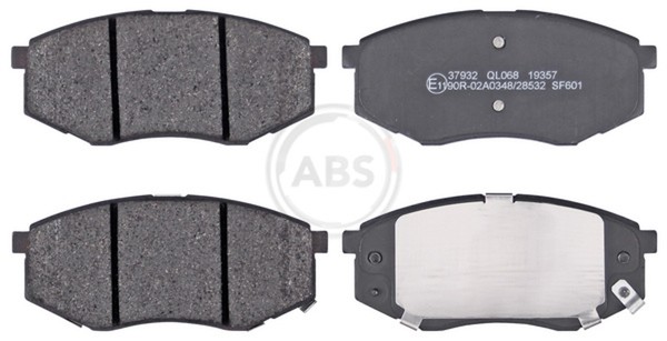 A.B.S. Bremsbelagsatz Scheibenbremse 37932 FüR Kia Hyundai Soul Jc Ix20 Sonata 6-image