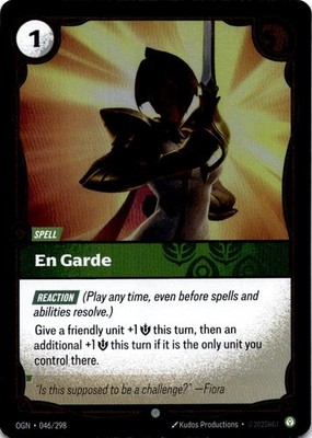 En Garde (Foil)  NM Common Origins Riftbound