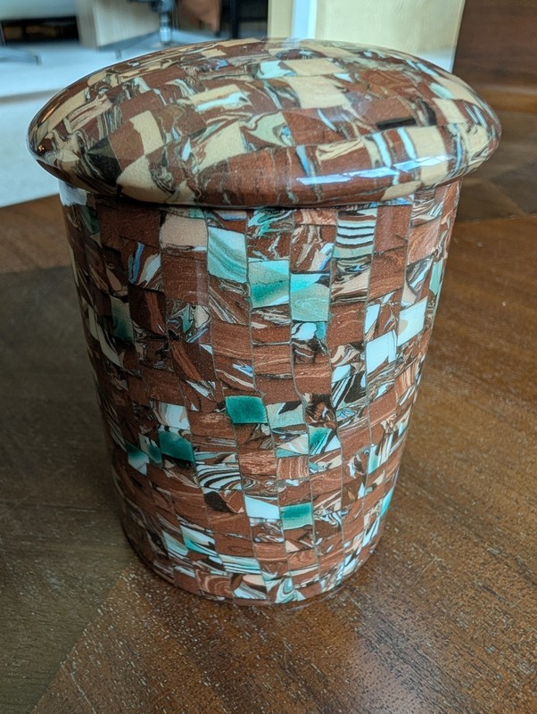 Vintage Jean Gerbino Lidded Jar Valauris France