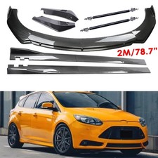 Carbon Fiber Front Bumper Rear Lip Spoiler Body Kit For Ford Focus 2000-2018