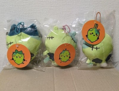 Chiikawa SET Of 3 Zombie Mascot Plush Doll Halloween Hachiware