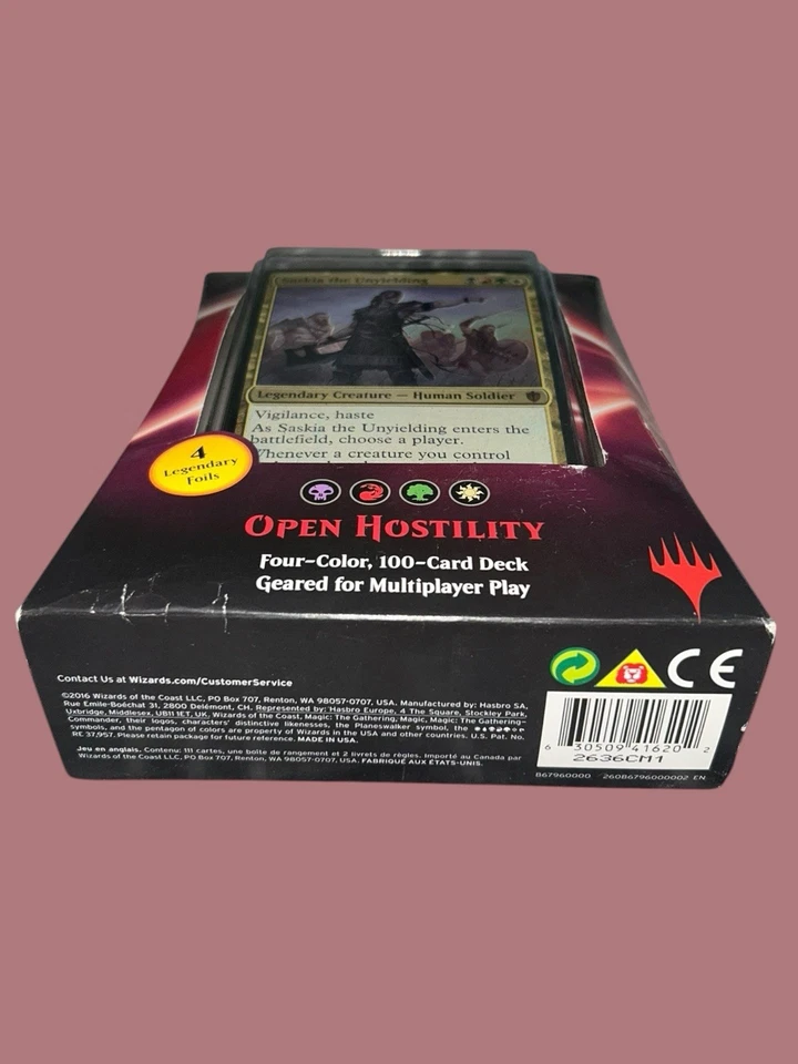 Magic MTG 2016 Commander Deck Open Hostility - WBRG Saskia SEALED - Image 4 of 4