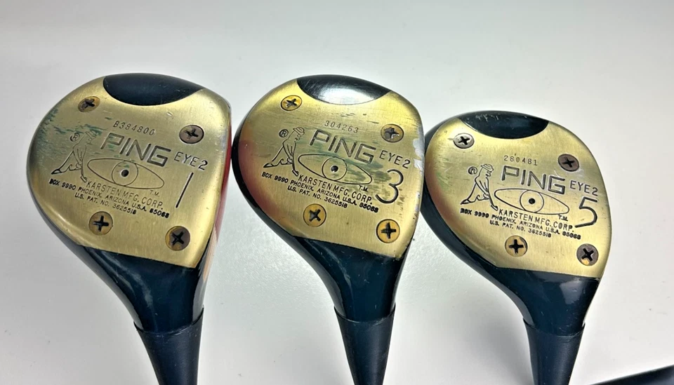 De colección Ping Eye 2 maderas 1,3,5 en excelente estado conductor diestro y justo Foto 3 de 4