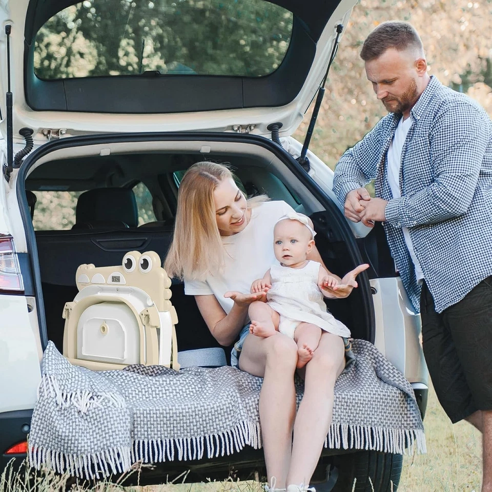 Faltbare Baby Badewanne für Neugeborene, Faltbare Baby Badewanne mit Thermometer & - Bild 2 von 4