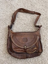 PATRICIA NASH Crossbody Purse Vintage Tooled Leather Handbag