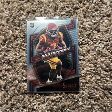 2023 Panini Select Draft Picks - Unstoppable Silver Prizm Jordan Addison (RC)