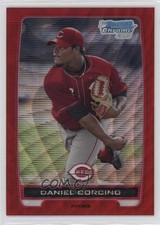 2012 Bowman Redemption Refractor Red Wave 2/25 Daniel Corcino #BCP59 1h0p