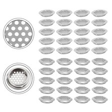 Pack of 20 Stainless Steel Vent Grilles for Shoe Cabinets and TV Stands