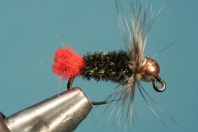 Fliegentom Nymphe 3 Stück Tungsten Jig Nr. 25