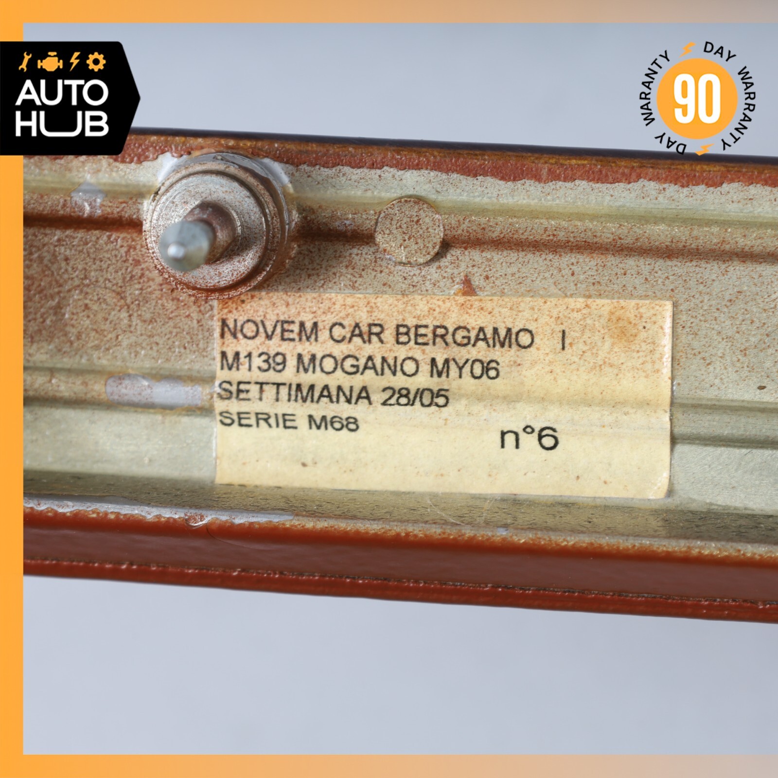03-08 Maserati Quattroporte M139 Right Side Dashboard Panel Trim Wood OEM