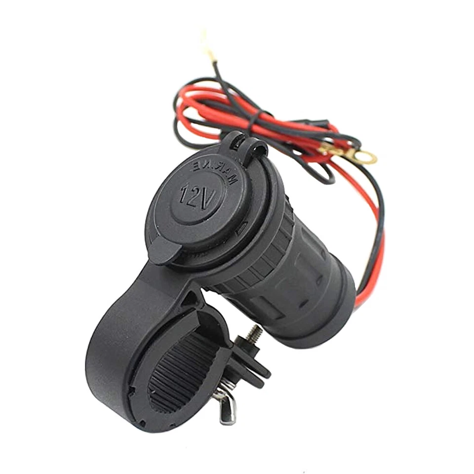 Universal Wasserfest Steckdose Motorrad Zigarettenanzünder 12-24V 240W Anschluss - Bild 4 von 4