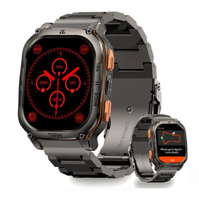 2025 KOSPET TANK M3 Ultra GPS & Laufuhr GPS Smartwatch Herrenuhr 480mAh 