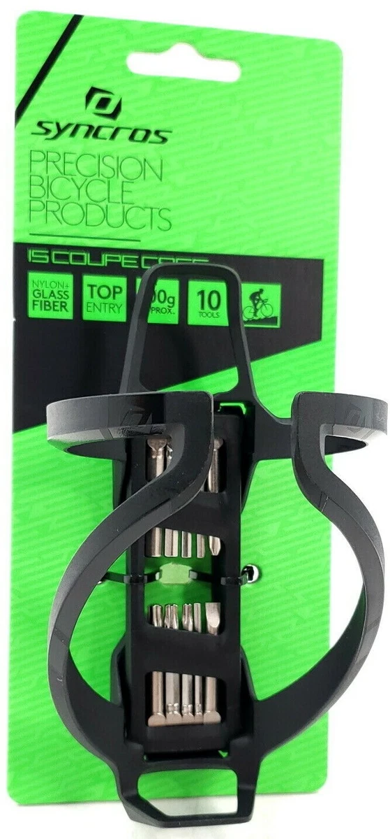 Syncros IS Coupe Bicycle Water Bottle Cage Top Load with 10 Tools