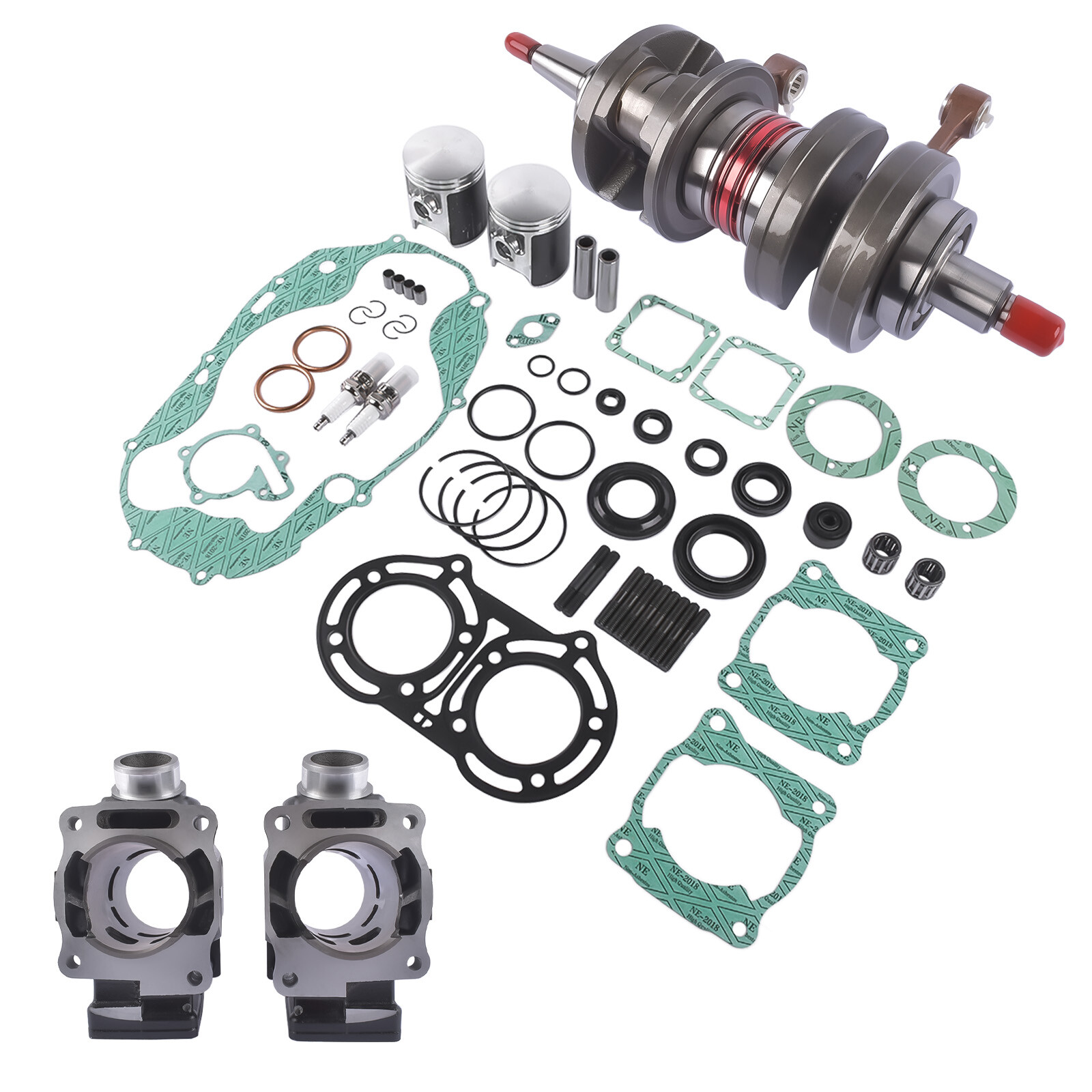 Kawasaki Bayou 300 Wiseco Piston Kit Cylinder Gasket Set Stock