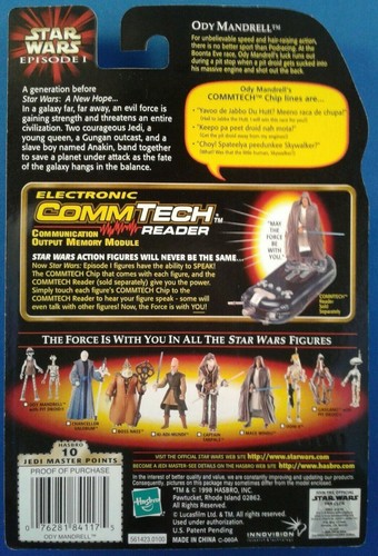 Star Wars Ody Mandrell with Otoga 222 Pit Droid, TPM Red Card, Ep1 - Picture 6 of 6