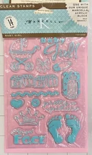 BABY GIRL by Marcella K infant stroller bottle pin pregnancy princess bow heart