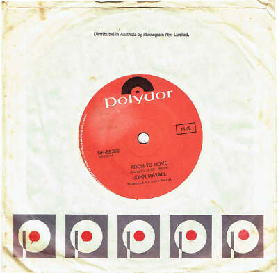 John Mayall Room To Move 7 45 Vinyl Record 1969 Ebay