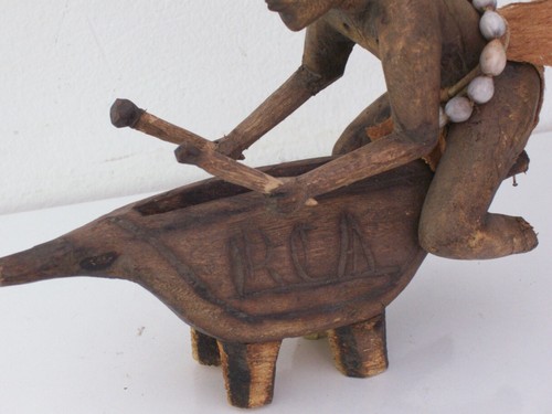 2 African Statue DRC Congo Statues African - Photo 4 sur 10