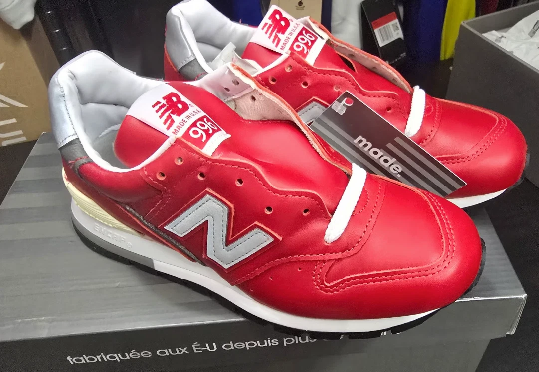 New Balance 996 Smooth Leather Red for Sale | Authenticity