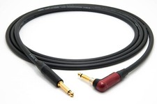 Mogami 2524 W2524 Instrument Cable  Neutrik 1/4 mm TS to Silent TS Angled.