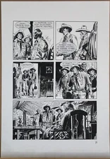 JOSE' ORTIZ - ORIGINAL TEX TABLE - 'THE TREASURE OF THE MINE'