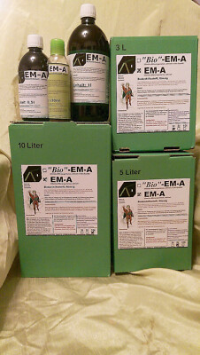 EM-A, EMA, Effektive Mikroorganismen, 130ml - 10l, Bodenhilfsstoff, biolog.