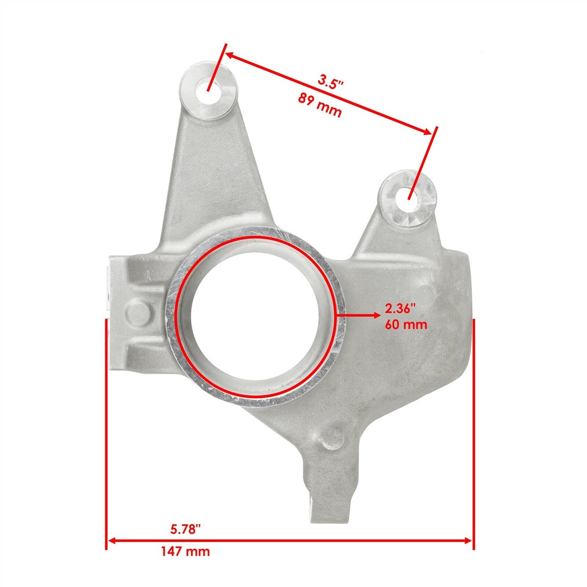 Caltric Front Left Wheel Axle Knuckle For Can-Am 705401290